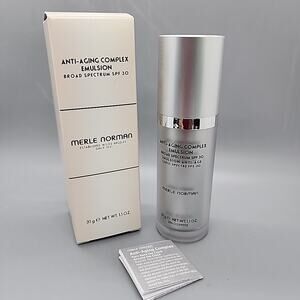 Merle Norman Anti Aging Complex Emulsion SPF 30 1.1oz Pump Sunscreen